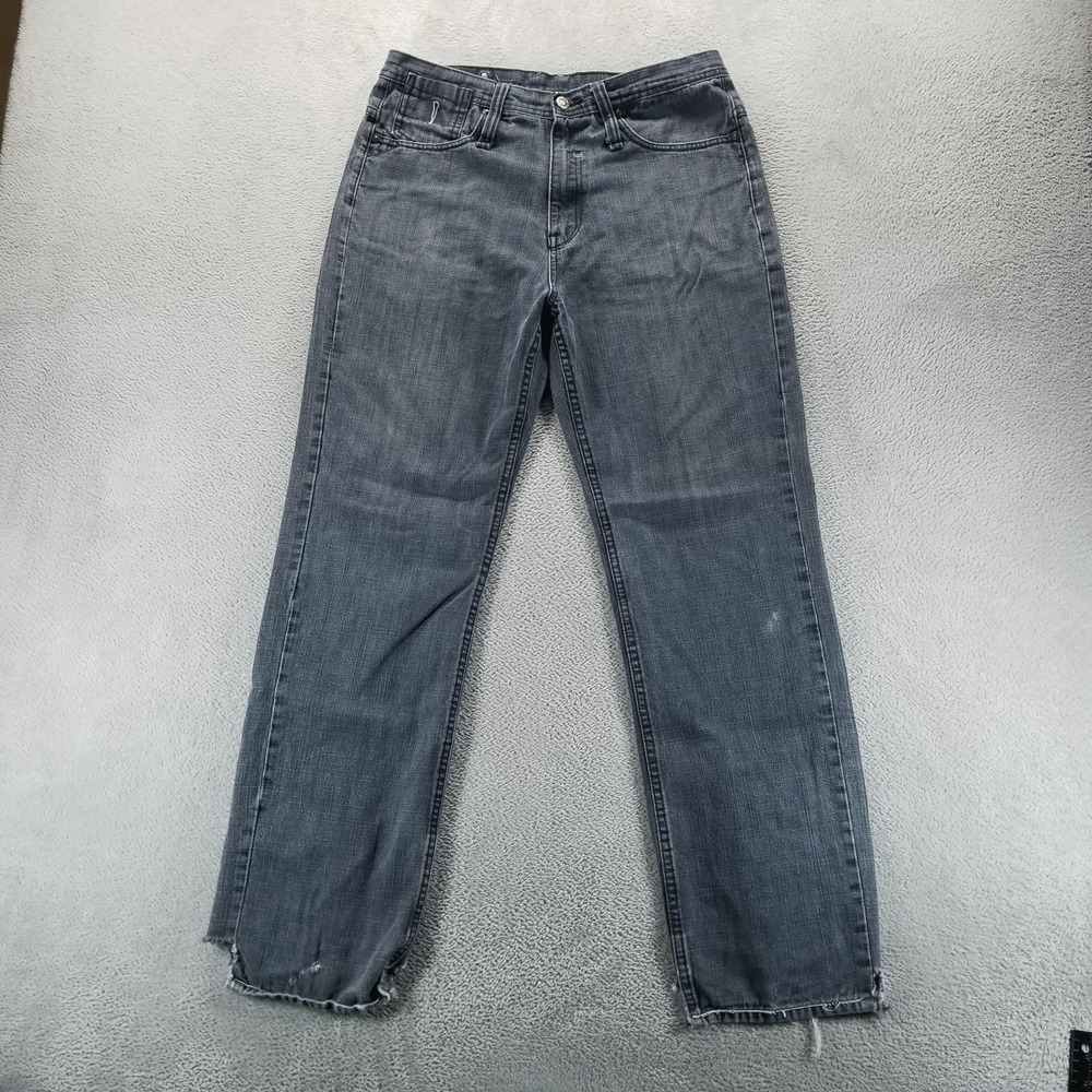 VTG Artful Dodger Jeans Mens 32x32 Blue Straight Distressed Hip Hop Skater‎